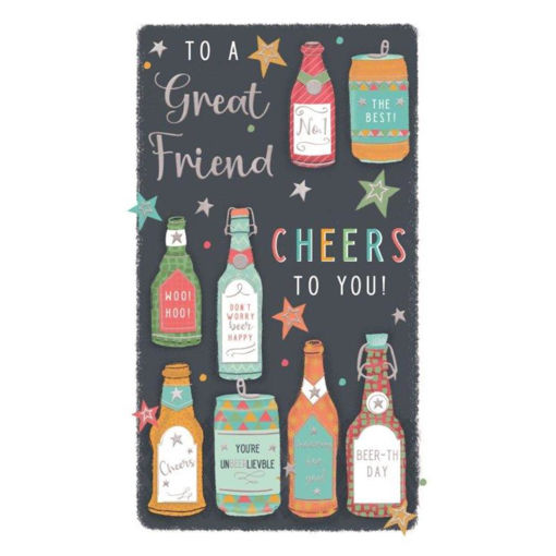 Picture of TO A GREAT FRIEND CHEERS TO YOU